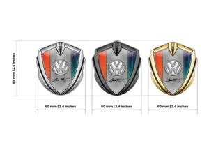 VW 3d Emblema Insignia Personalizable Fuerza 3D Diseño